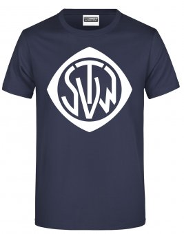 TSVW HERREN T-Shirt Oberteil "Wappen" Gr. 116 - 5XL XL | navy