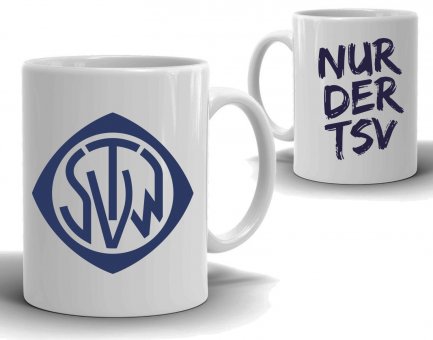 TSV Wendlingen Kaffee Tasse weiß Wappen / Nur Der TSV 