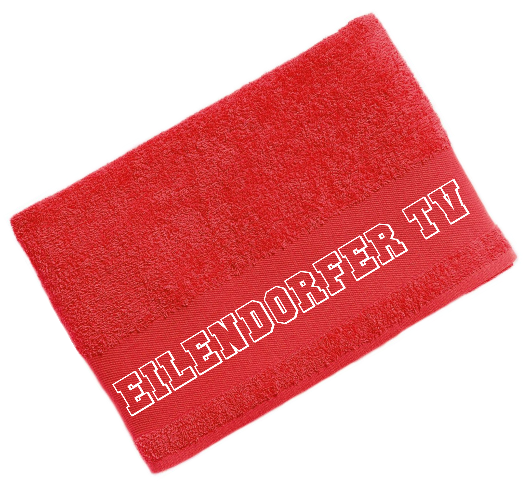  Artikelbild 1 des Artikels “Eilendorfer TV Duschtuch / Handtuch rot mit Wappen 50x100cm - 500g/m² “