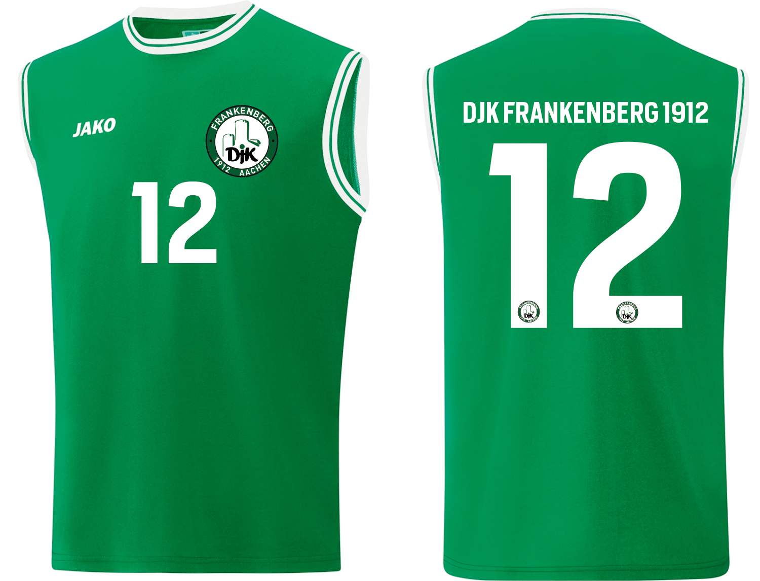  Artikelbild 1 des Artikels “DJK Frankenberg JAKO CENTER Baskettballtrikot grün - Gr. XXS-3XL “