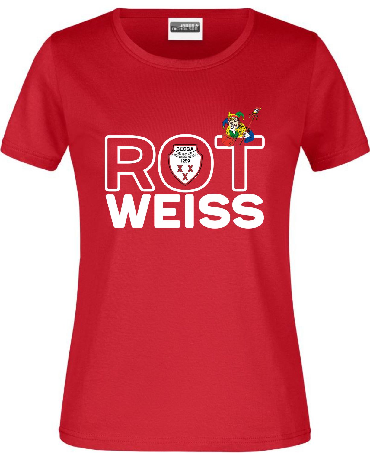  Artikelbild 1 des Artikels “KG Rot-Weiße-Funken Beggendorf DAMEN T-Shirt Oberteil 