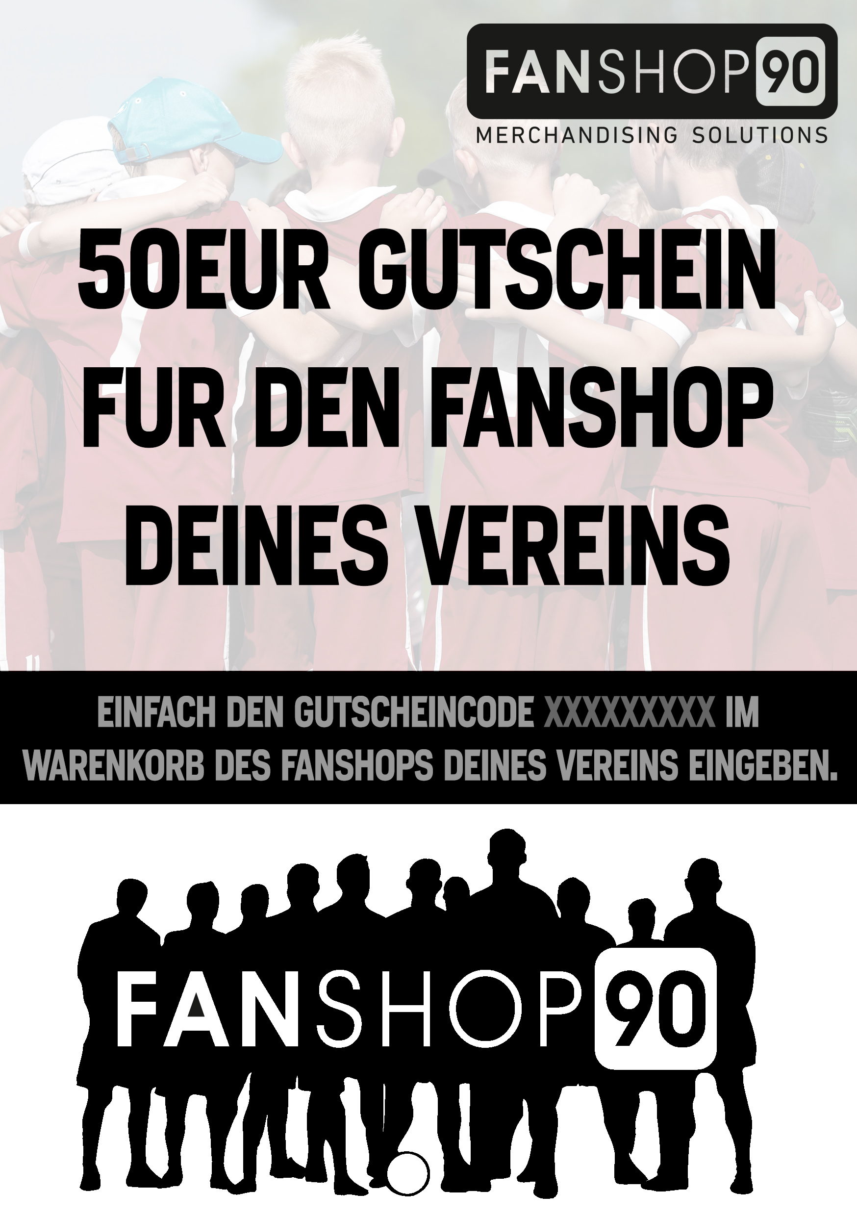  Artikelbild 1 des Artikels “Fanshop90-Gutschein 50“