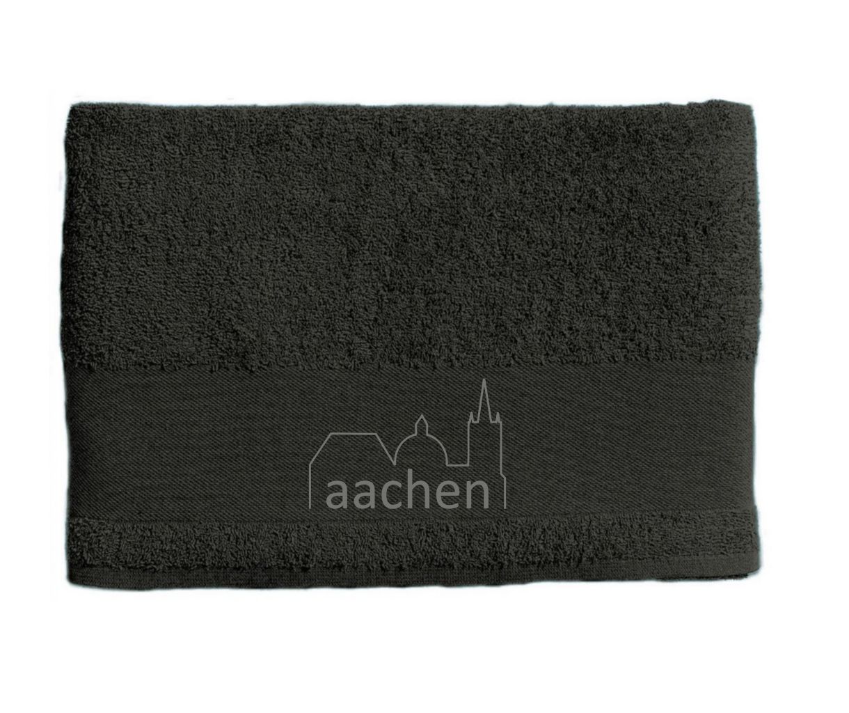  Artikelbild 1 des Artikels “Aachen Dom Silhouette Duschtuch / Handtuch grau 70x140cm - 500g/m² “