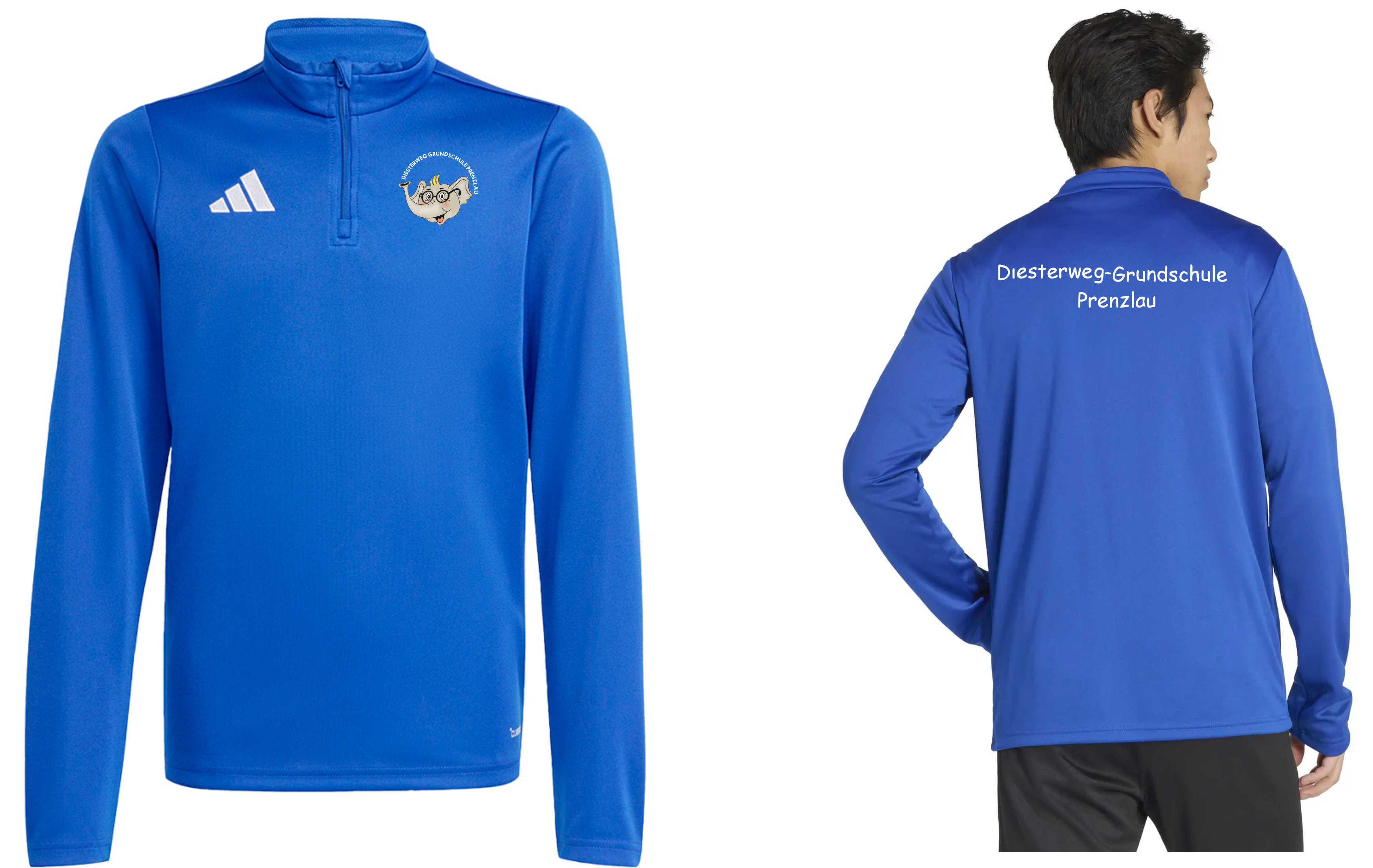  Artikelbild 1 des Artikels “Diesterweg-Grundschule Prenzlau T-Shirt ADIDAS Zip Top “