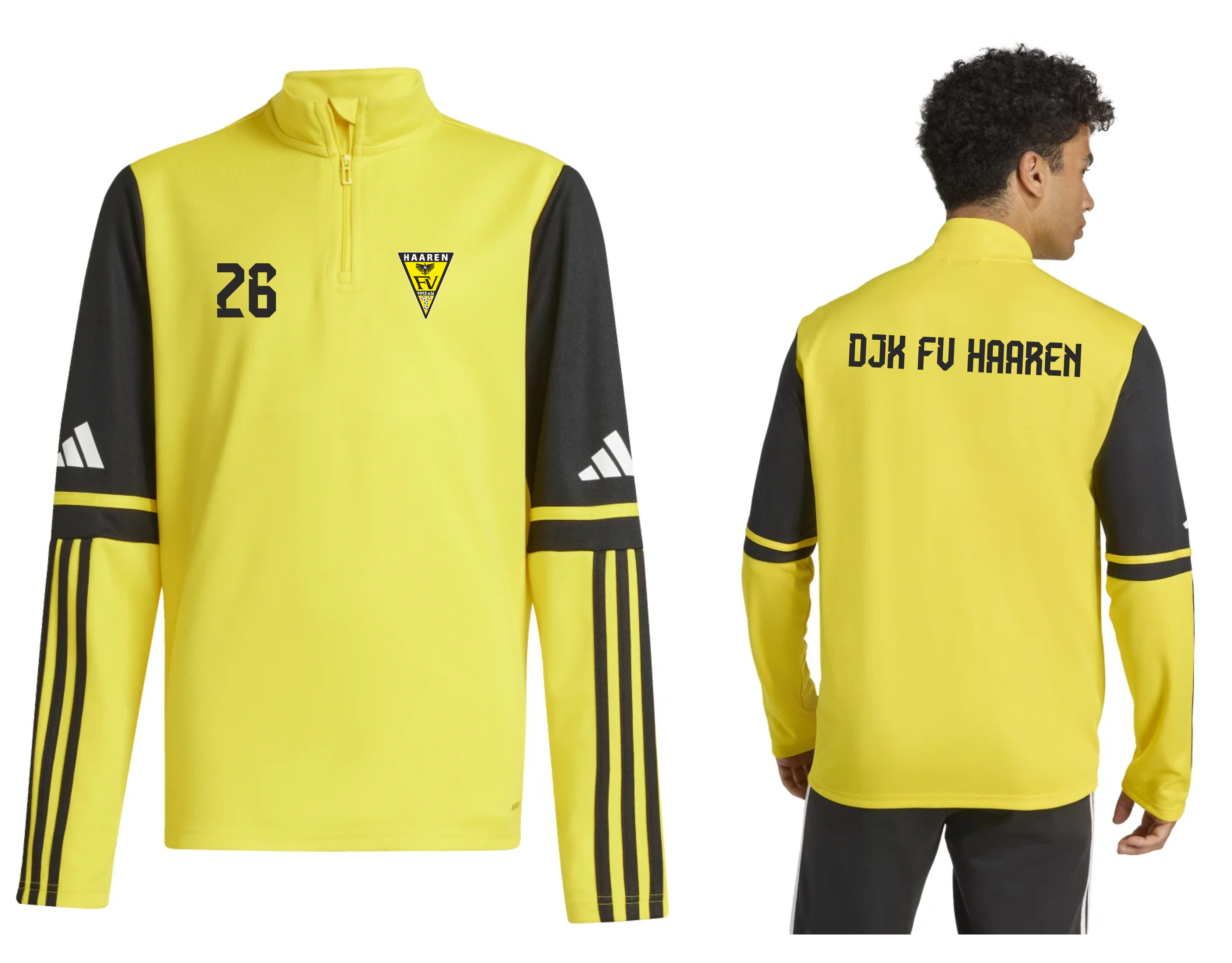  Artikelbild 1 des Artikels “DJK FV Haaren ADIDAS Trainings Zip Top  Kinder | 128“