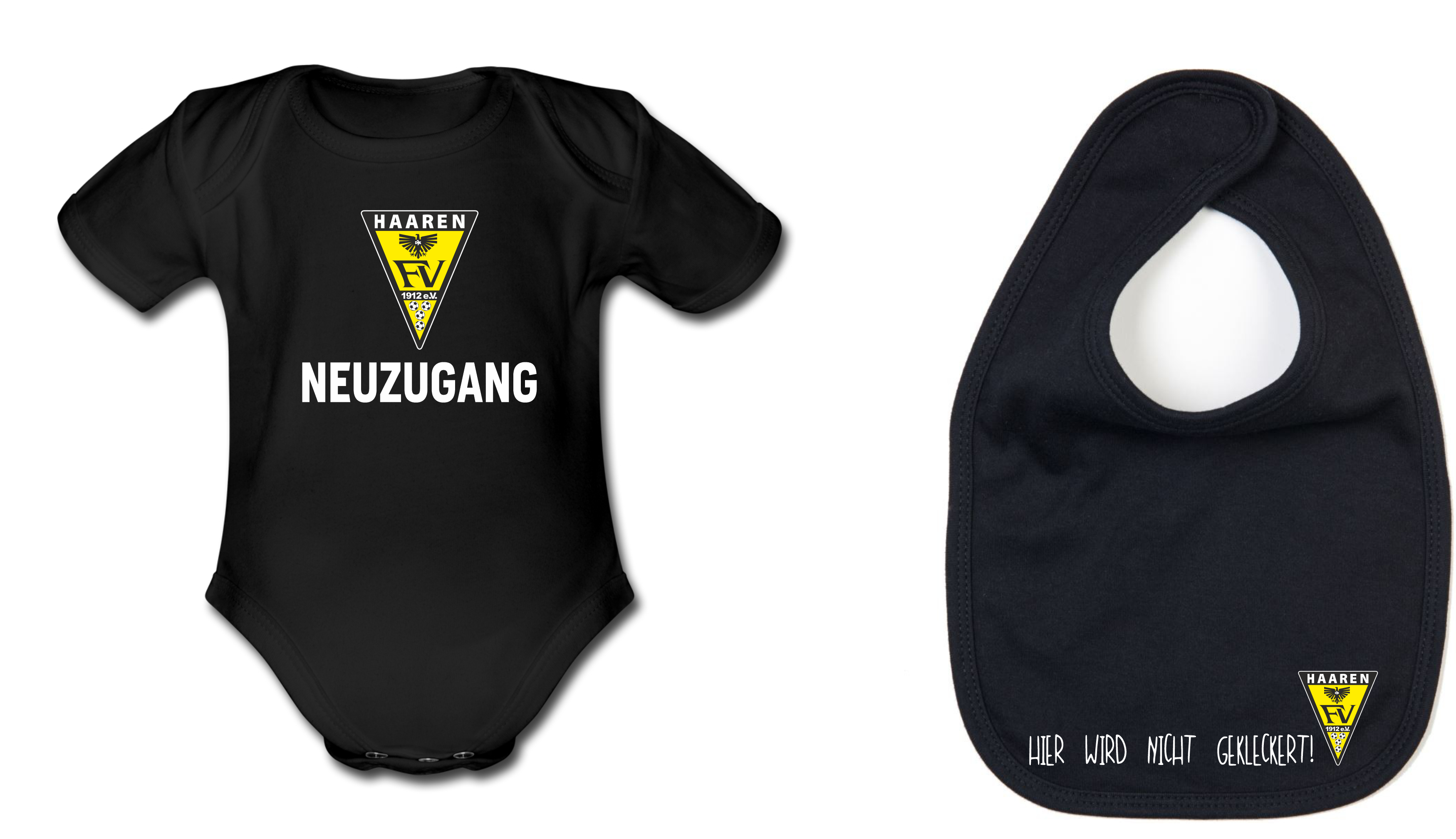  Artikelbild 1 des Artikels “DJK FV Haaren BABY Lätzchen/Body/Set schwarz “