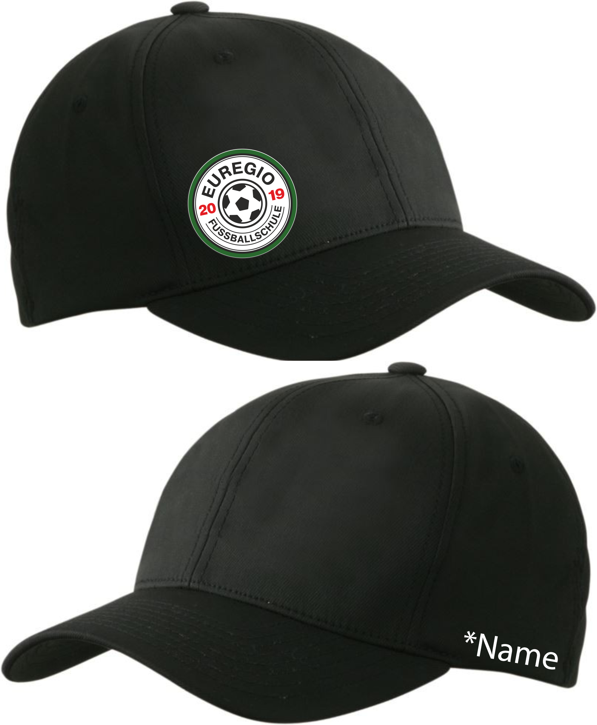  Artikelbild 1 des Artikels “Euregio Fussballschule Flexfit Kappe Basecap - schwarz “