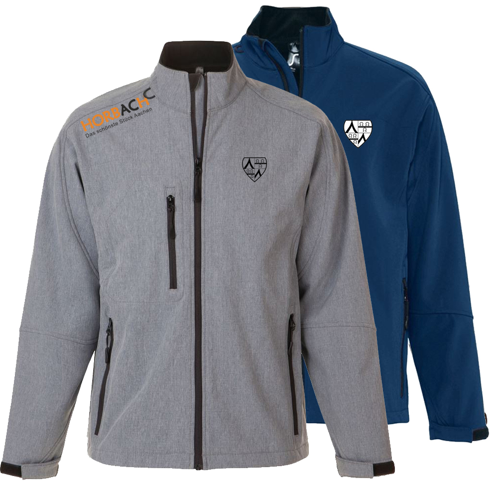  Artikelbild 1 des Artikels “Horbach Herren 3 Lagen Softshell Jacke Outdoorjacke grau “