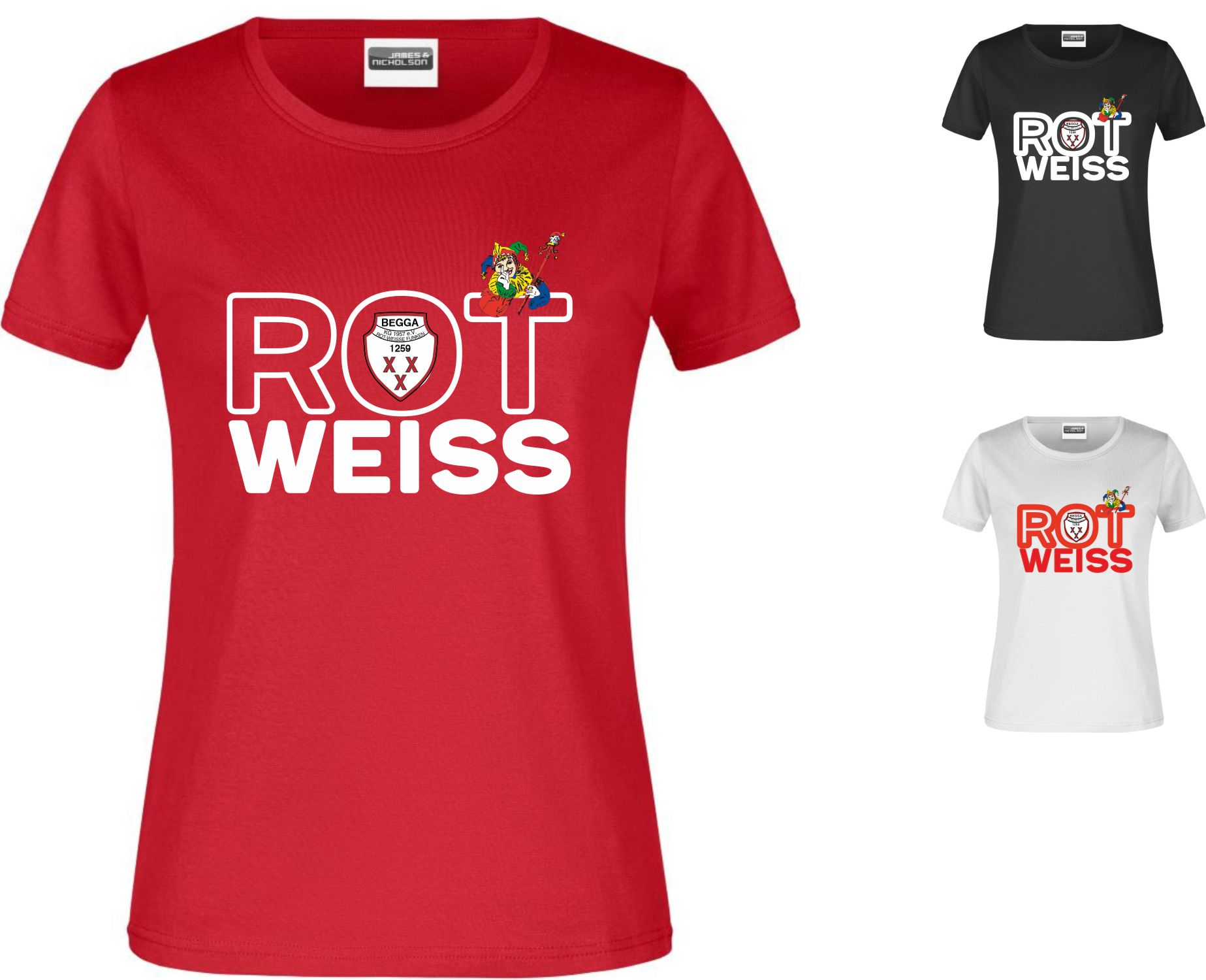  Artikelbild 1 des Artikels “KG Rot-Weiße-Funken Beggendorf DAMEN T-Shirt Oberteil 