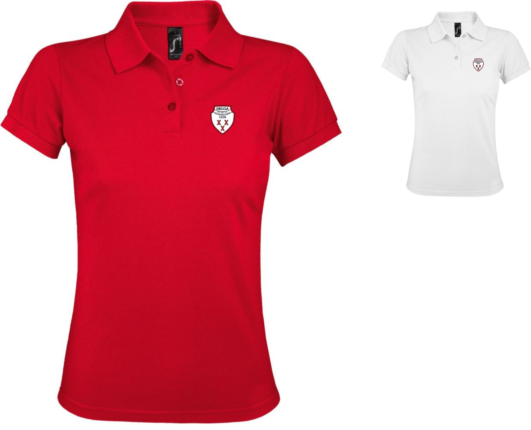  Artikelbild 1 des Artikels “KG Rot-Weiße-Funken Beggendorf DAMEN Poloshirt Pique-Polo 