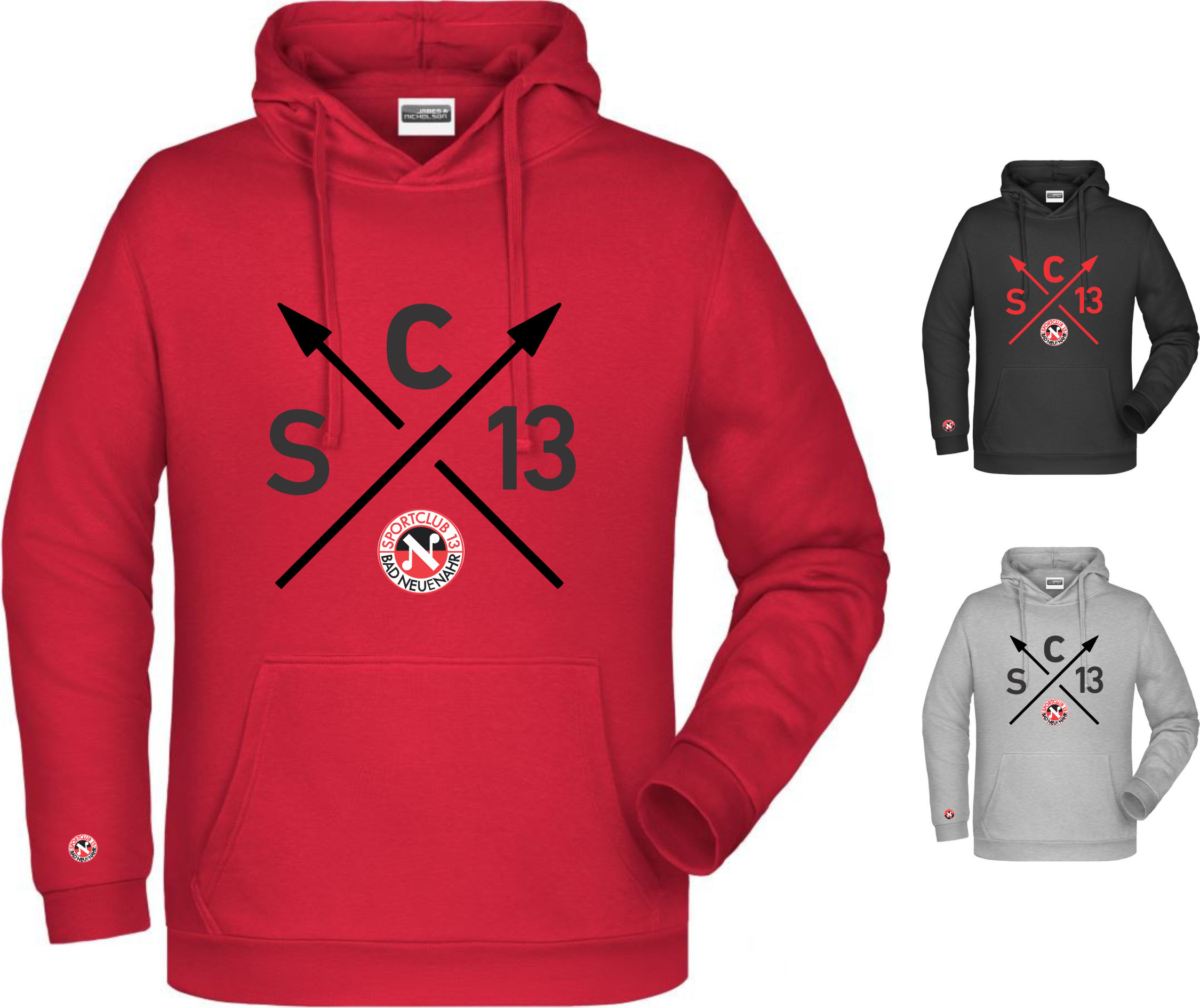  Artikelbild 1 des Artikels “SC 13 Bad Neuenahr HERREN Hoodie Kapuzenpullover 