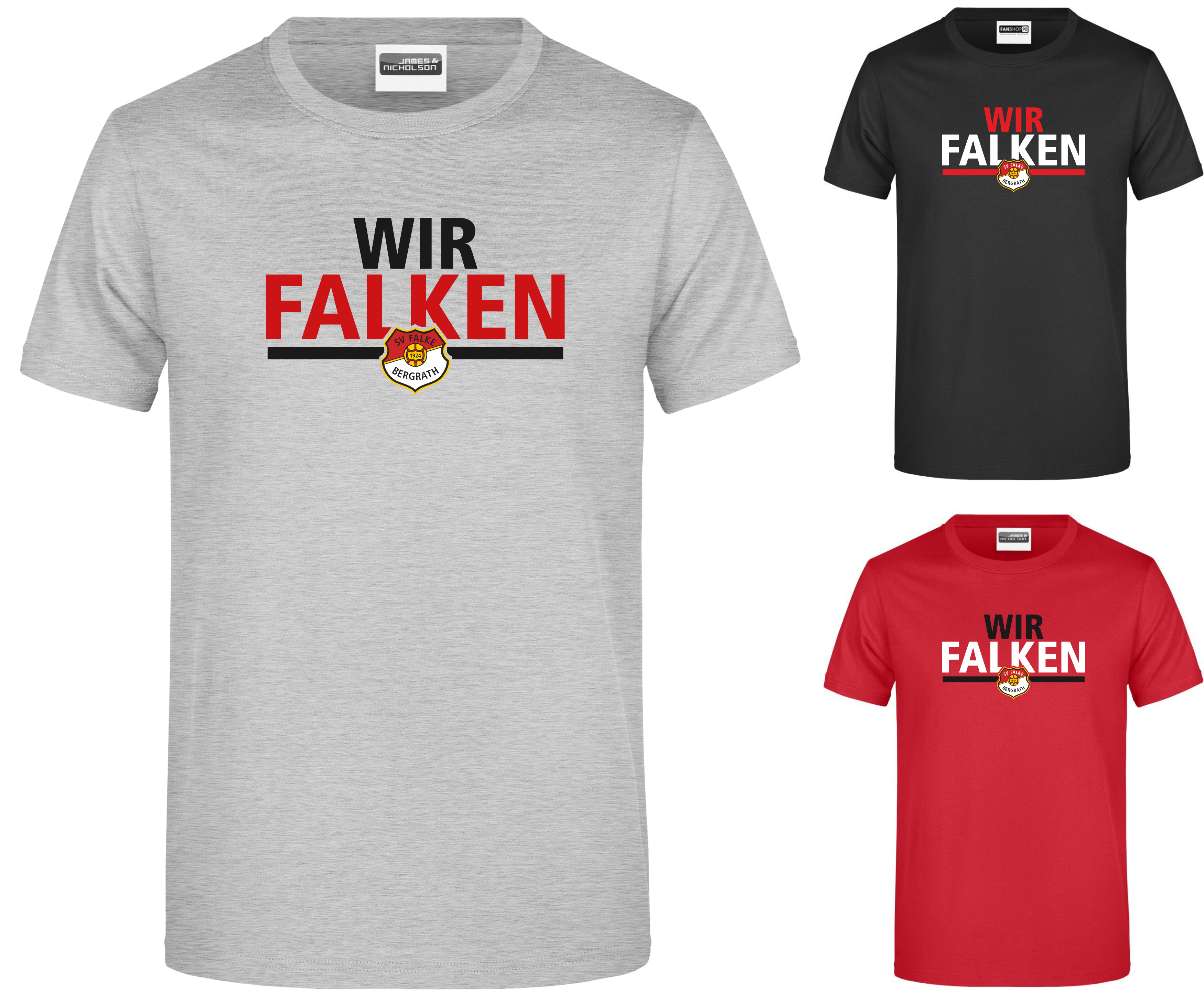  Artikelbild 1 des Artikels “SV Falke Bergrath BASIC LINE T-Shirt “