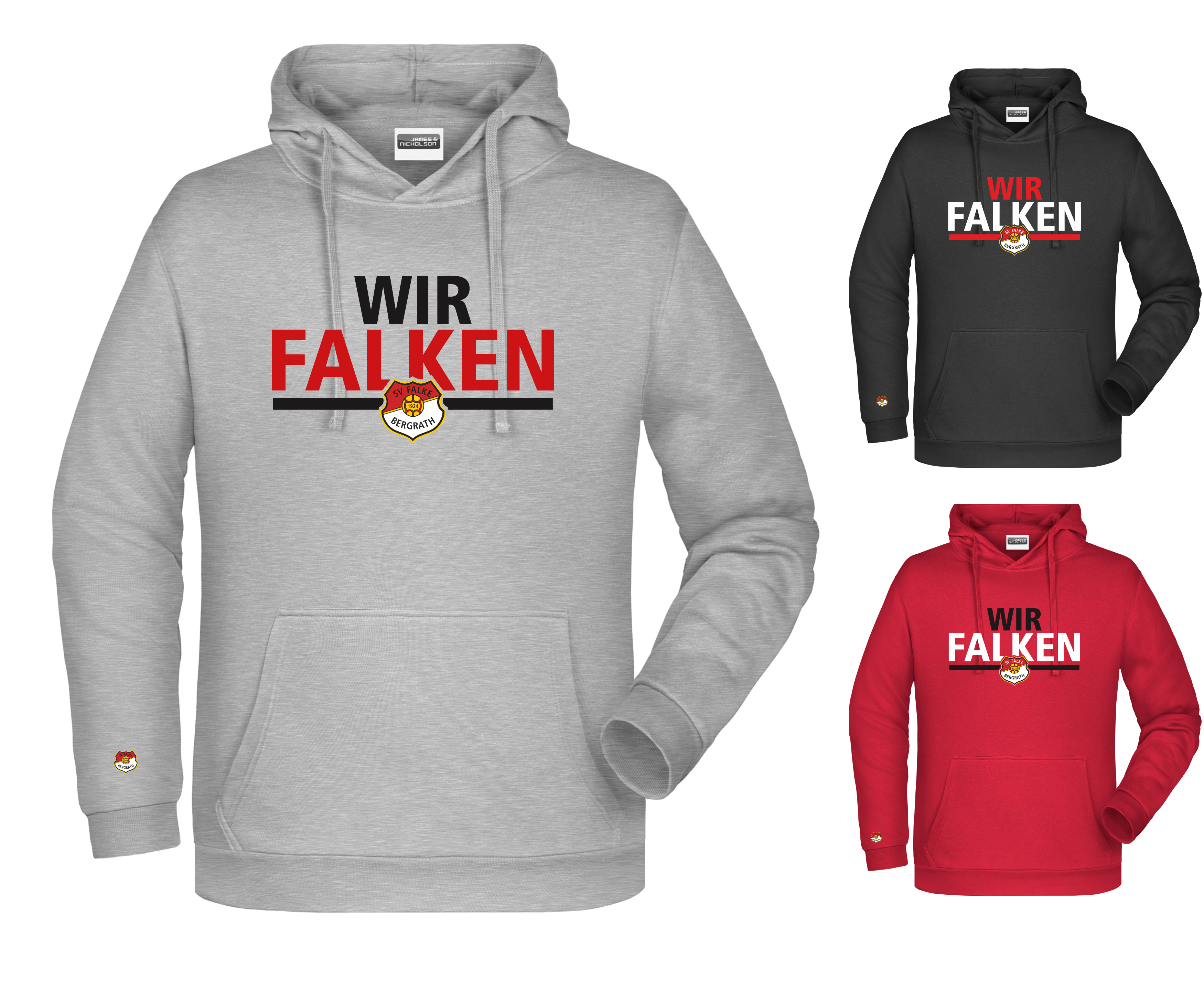  Artikelbild 1 des Artikels “SV Falke Bergrath BASIC LINE Hoodie “